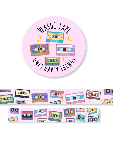 Washi Tape | Retro Cassettes