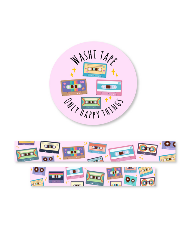 Washi Tape | Retro Cassettes