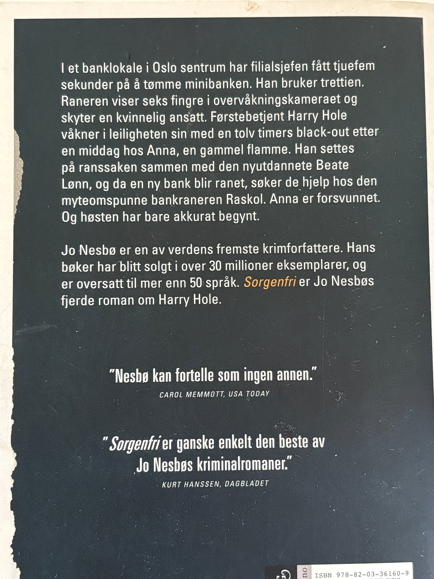 Nesbø, Jo: Sorgenfri