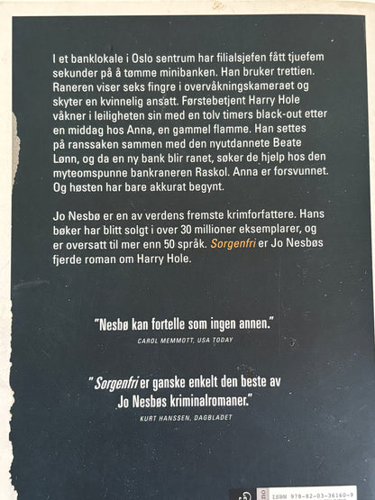 Nesbø, Jo: Sorgenfri