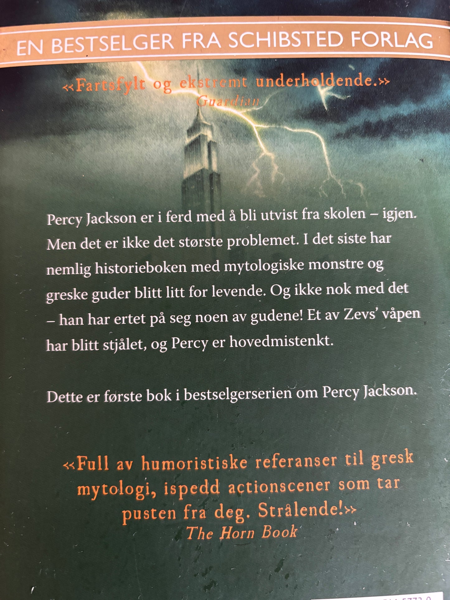 Riordan, Rick: Percy Jackson: Lyntyven