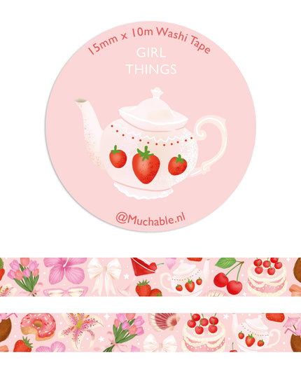Washi Tape | Cute Girly Illustrations