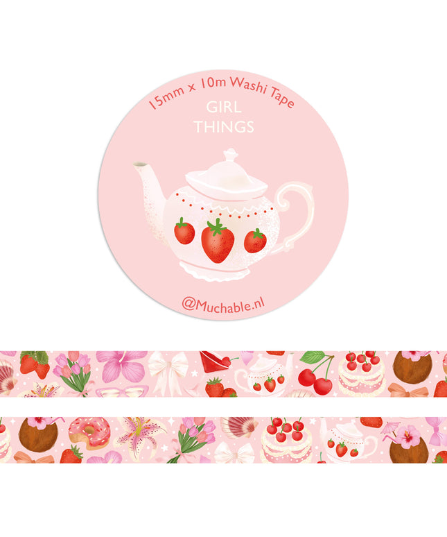 Washi Tape | Cute Girly Illustrations