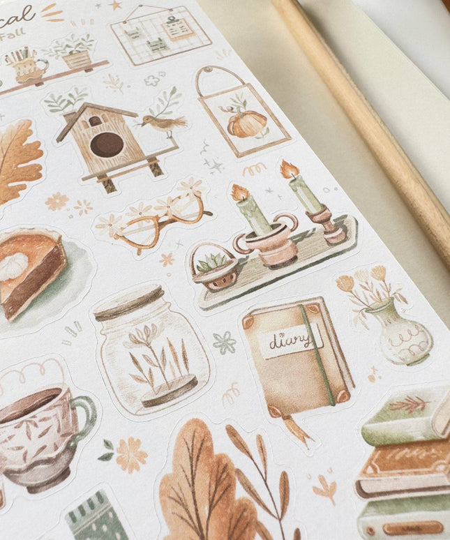Klistremerkeark | Magical Cozy Fall