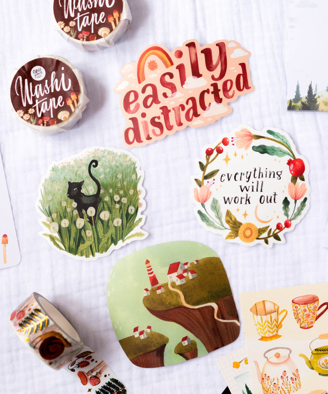 Vinyl Klistremerke | Easily Distracted