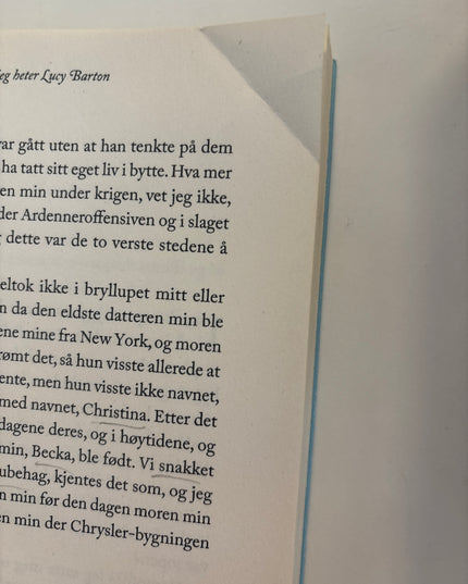 Jeg heter Lucy Barton - Elizabeth Strout (pocket)