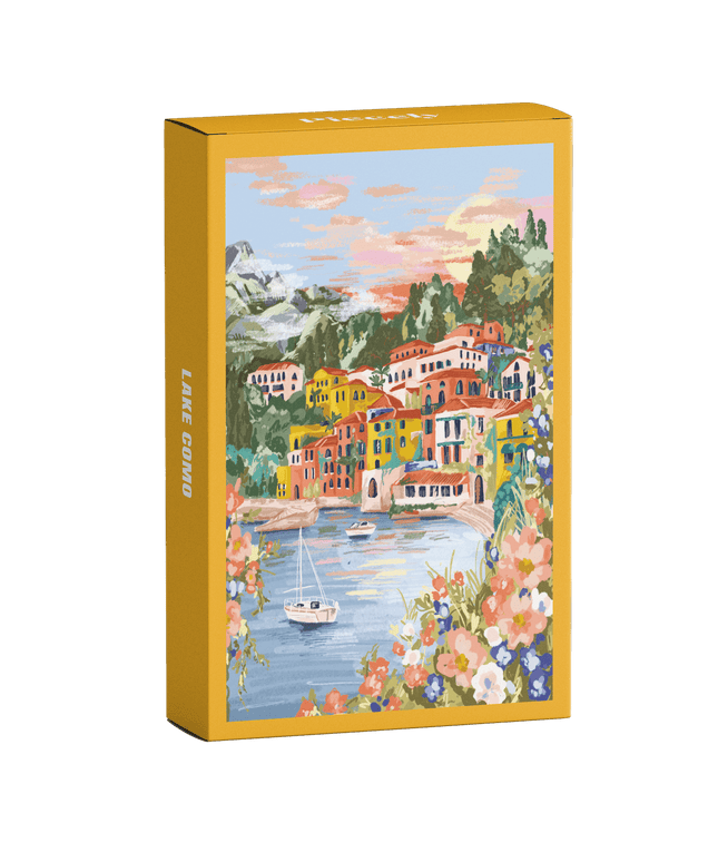 Lake Como Mini Puslespill, 99 Brikker