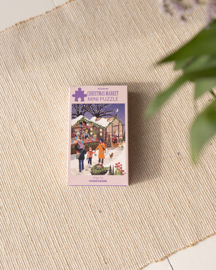 Mini Puslespill | Julemarked | 42 Brikker