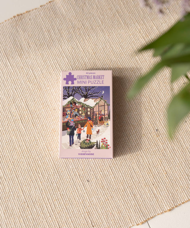 Mini Puslespill | Julemarked | 42 Brikker