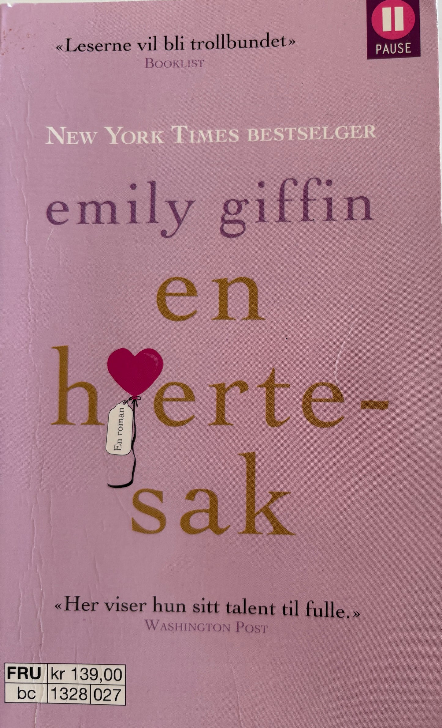 Griffin, Emily: En hjertesak