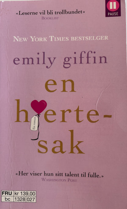 Griffin, Emily: En hjertesak