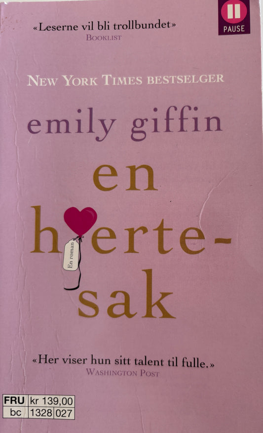 Griffin, Emily: En hjertesak