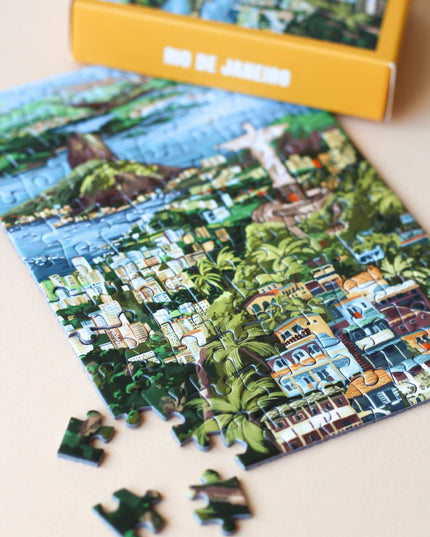 Piecely Rio de Janeiro Mini Puslespill, 99 Brikker