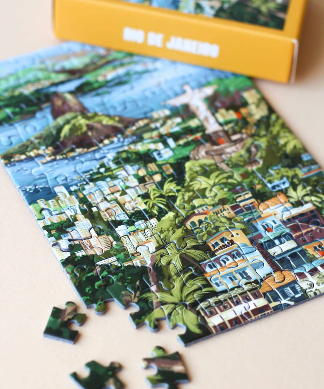 Piecely Rio de Janeiro Mini Puslespill, 99 Brikker