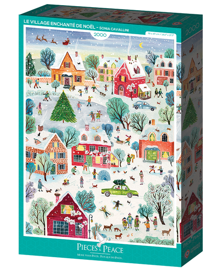 Puslespill 2000 Brikker | The Enchanted Christmas Village