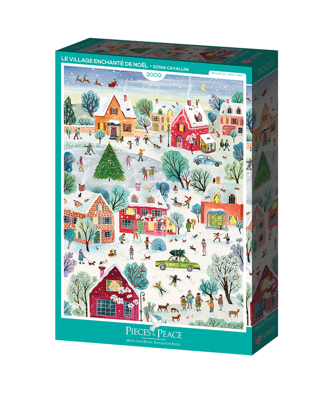 Puslespill 2000 Brikker | The Enchanted Christmas Village