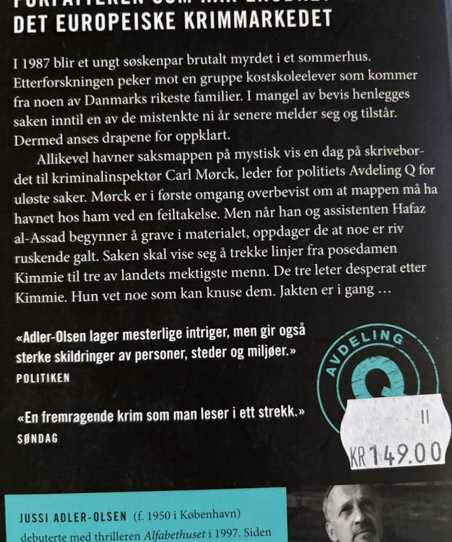 Adler, Olsen: Jussi: Fasandreperne