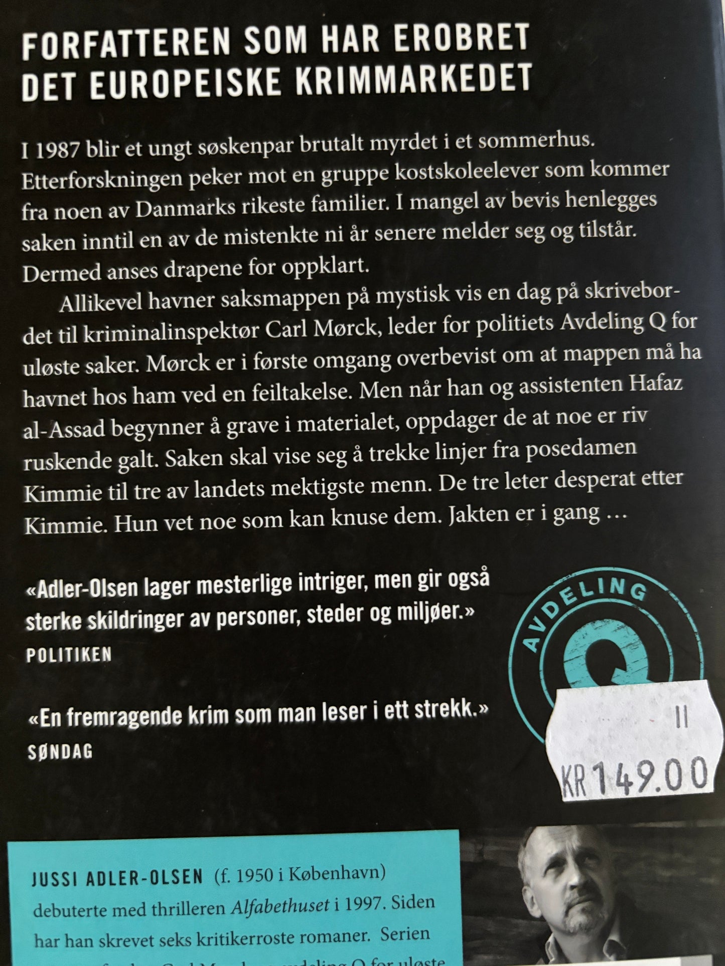 Adler, Olsen: Jussi: Fasandreperne