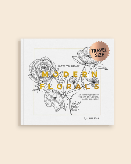 How to Draw Modern Florals - Mini Utgave