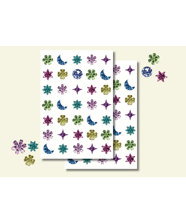 Klistremerkeark 2 pk | Gems