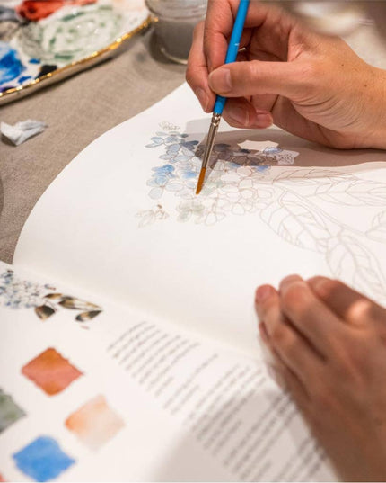 Watercolor Workbook: 30-Minute Beginner Projects | Akvarell Malebok for Voksne