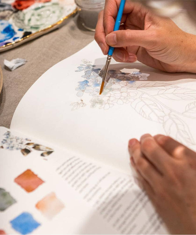 Watercolor Workbook: 30-Minute Beginner Projects | Akvarell Malebok for Voksne