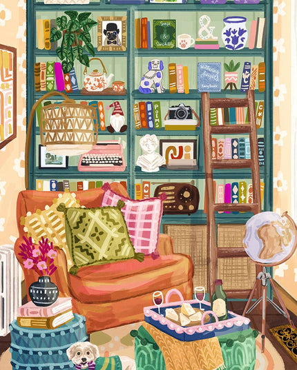 Mini Puslespill 96 Brikker | Reading Cozy Spot
