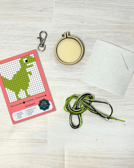 You're Roar-some! Mini Matchbox Broderingssett