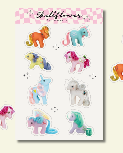 Klistremerkeark Vinyl | My Little Pony