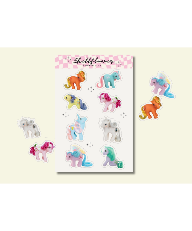 Klistremerkeark Vinyl | My Little Pony