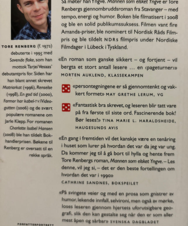 Renberg, Tore: Mannen som elsket Yngve