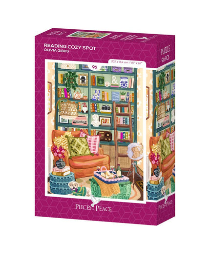 Mini Puslespill 96 Brikker | Reading Cozy Spot