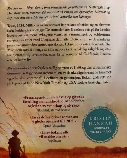 Hannah, Kristin: For alle vinder