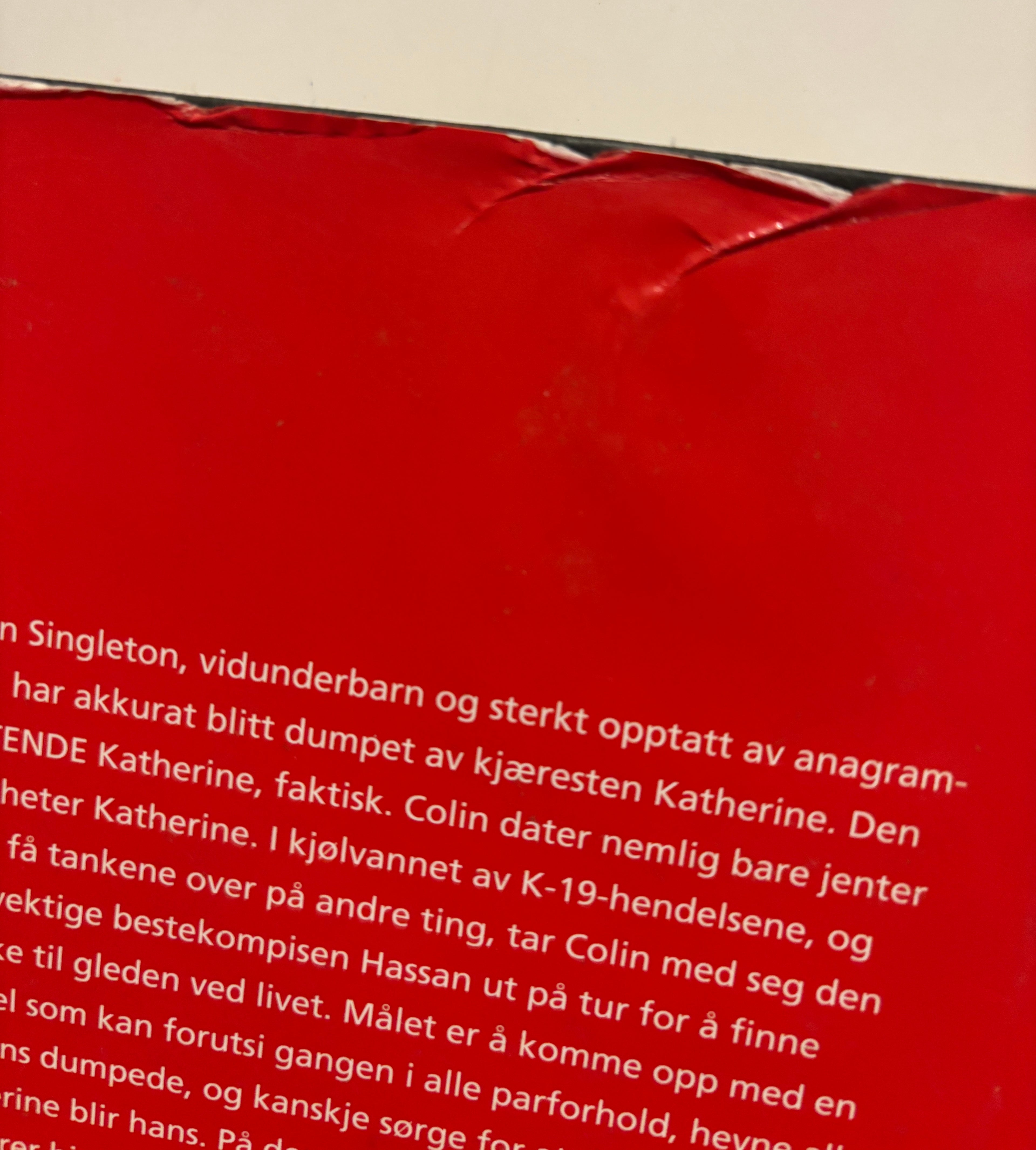 Green, John: En overflod av Katheriner