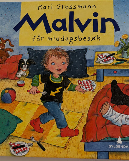 Grossmann, Kari: Malvin får middagsbesøk