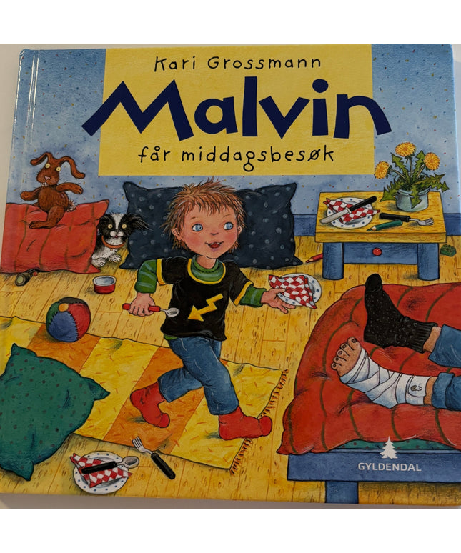 Grossmann, Kari: Malvin får middagsbesøk