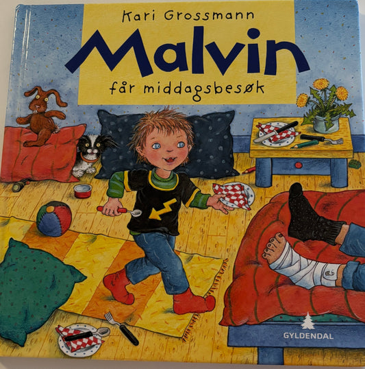 Grossmann, Kari: Malvin får middagsbesøk