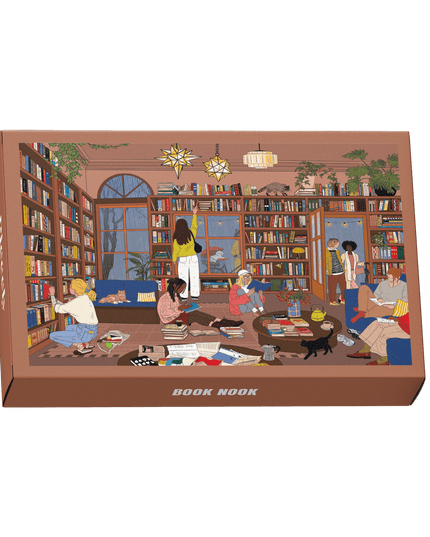 Book Nook Mini Puslespill, 99 Brikker