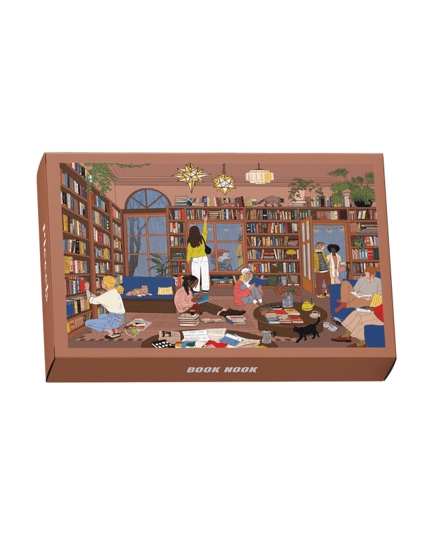 Book Nook Mini Puslespill, 99 Brikker