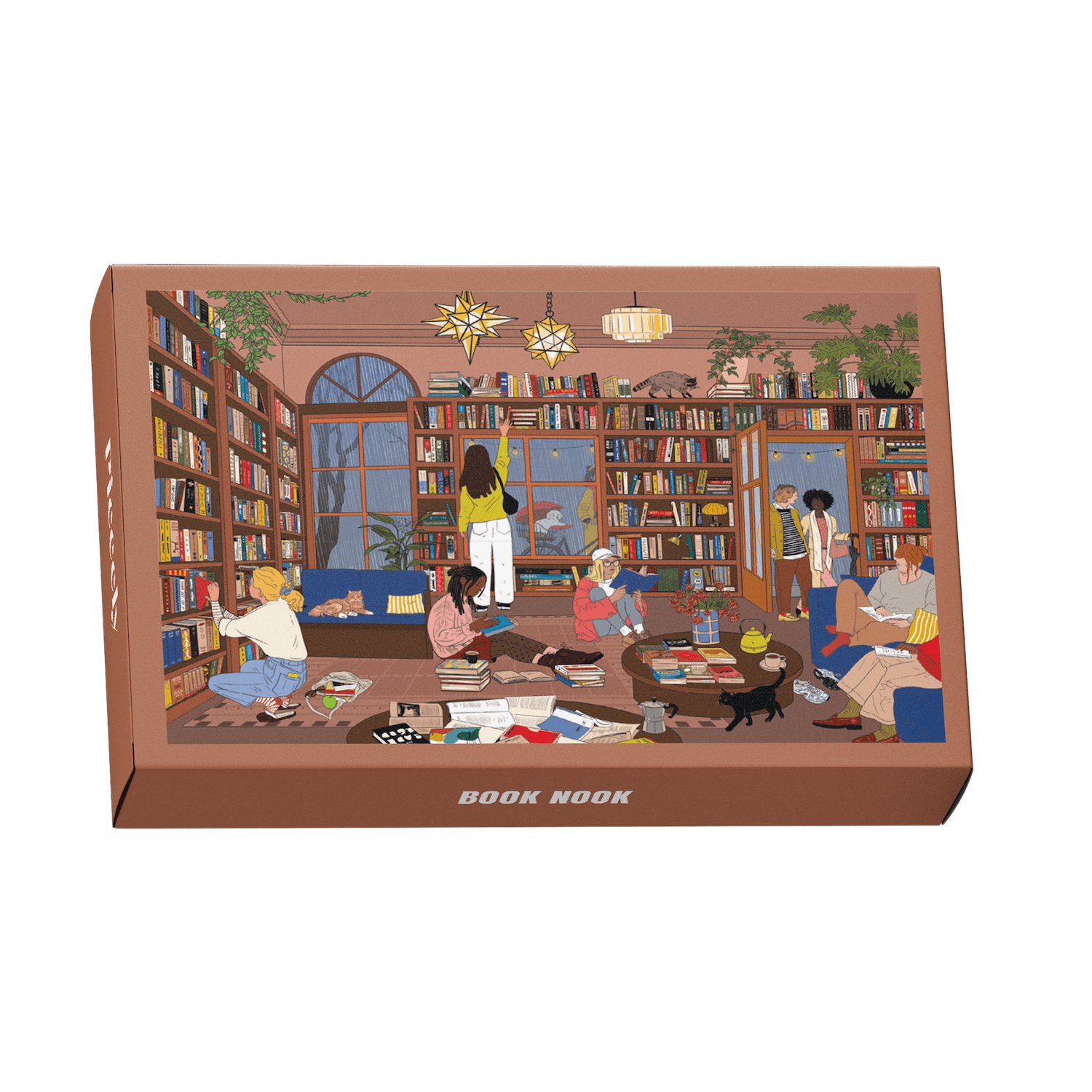 Book Nook Mini Puslespill, 99 Brikker