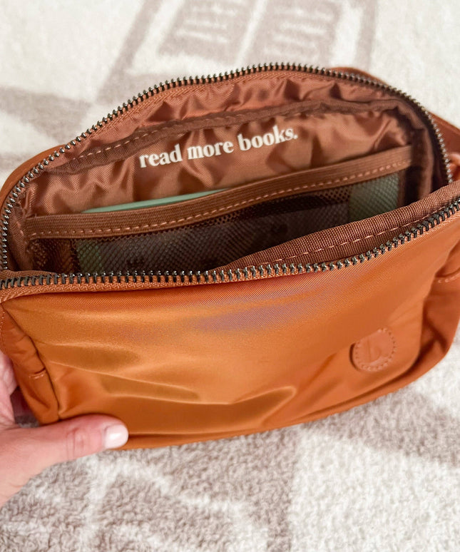 The Bookish Belt Bag: Lavender