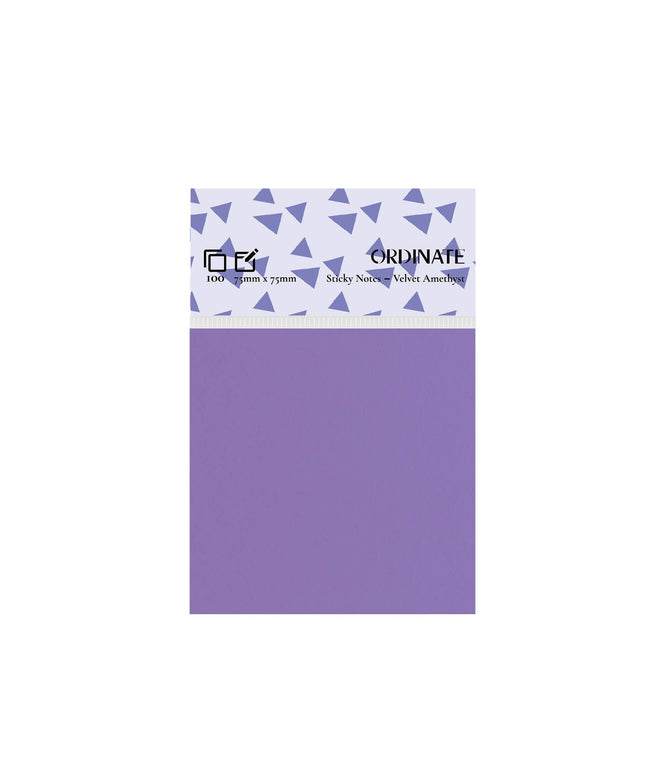 Velvet Amethyst Palette Collection Sticky Notes 75mm/100 ark