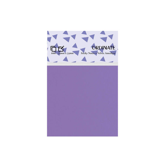 Velvet Amethyst Palette Collection Sticky Notes 75mm/100 ark