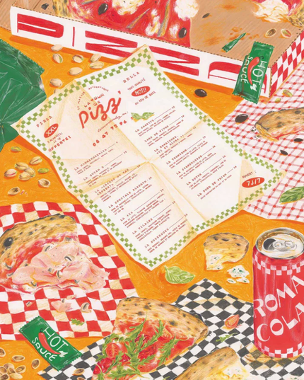 Takeaway Pizza Puslespill | 1000 Brikker