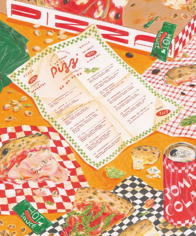 Takeaway Pizza Puslespill | 1000 Brikker