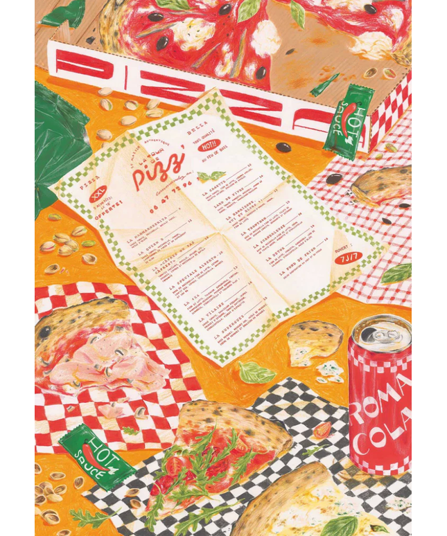 Takeaway Pizza Puslespill | 1000 Brikker