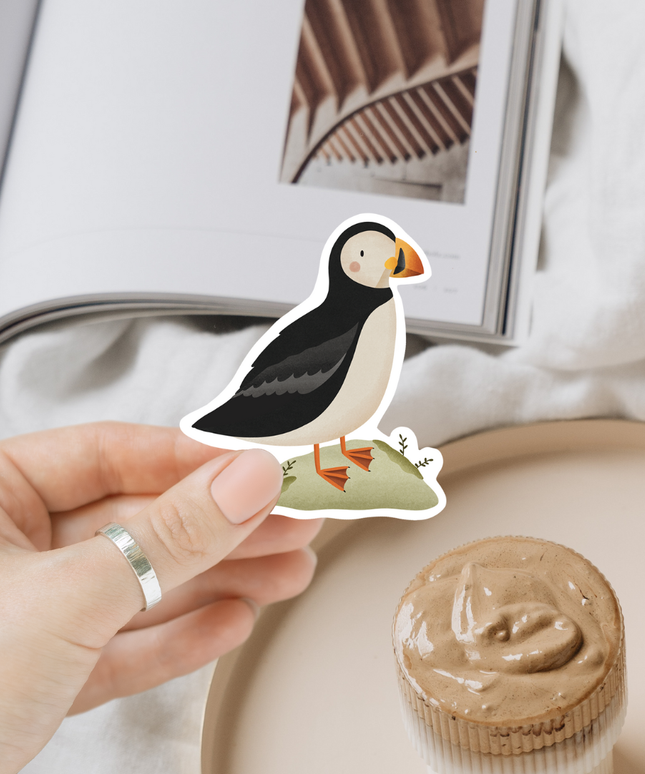 Vinyl Klistremerke | Puffin Island