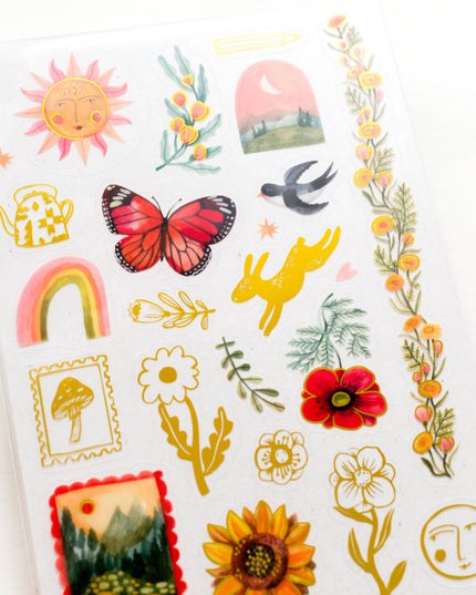 Vinyl Metallisk Klistremerkeark | Late Summer | A5