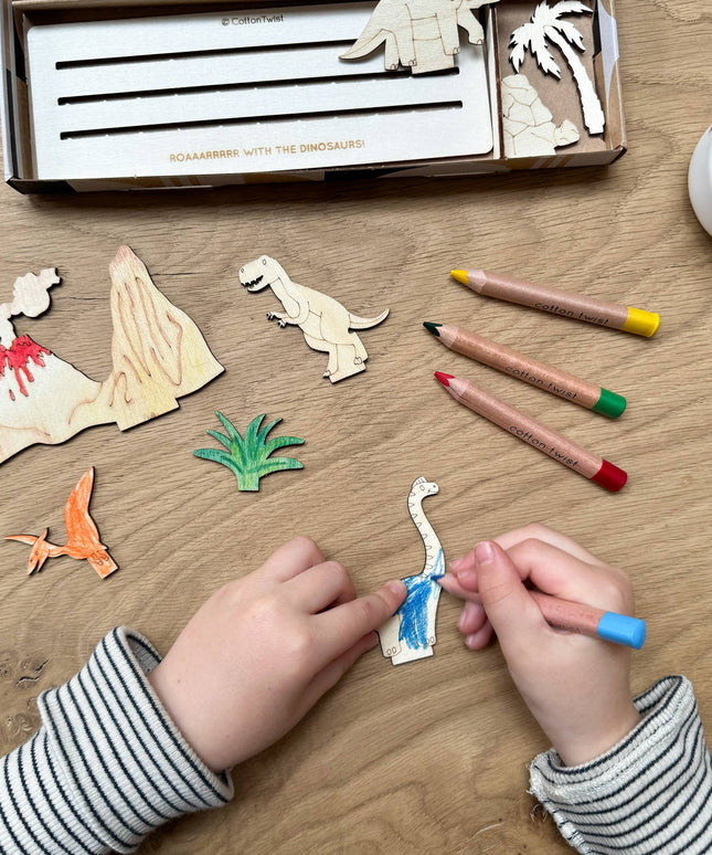 Lag Din Egen Dinosaurverden | DIY Dinosaur Hobbysett For Barn