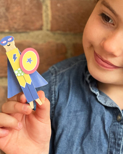 Lag Din Egen Superhelt Tredukke | DIY Hobbysett For Barn